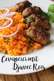 Cevapcici Mit Djuvec Reis Kinder Kommt Essen Rezept Rezepte Djuvec Reis Rezept Einfache Gerichte