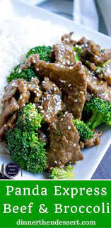 Panda Express Beef And Broccoli Copycat Dinner Then Dessert