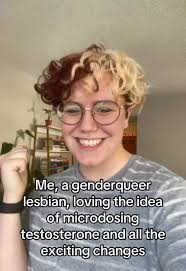 TESTOSTERONE IS A HELL OF A DRUG and the frequency with which I hear this  happen is… frankly terrifying #theythem #genderqueer #nonbinary  #nonbinarylesbian #lgbtq #trans #transmasc