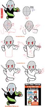 How To Draw Cute Chibi Voldemort From Harry Potter With Simple Steps How To Draw Step By Step Drawing Tutorials
