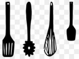 Kitchen utensil in black and white. Free Png Kitchen Black And White Clip Art Download Pinclipart