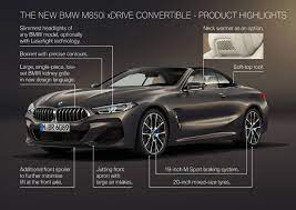 The new bmw 8 series convertible, showcased in dravit grey, is an elegant racer with a flamboyant edge. The New Bmw 8 Series Convertible