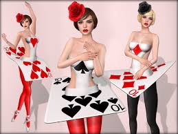 This post may contain affiliate links. Second Life Marketplace Boudoir Playing Card Ballerina