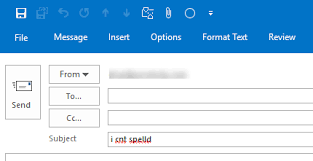 Tip 407 Spell Check The Subject Line Outlook Tips