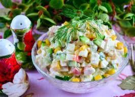 салат из пекинской капусты с ананасом и крабовыми палочками Salat S Kuricej I Ananasami Recept Kulinariya Salaty Krabovye Palochki I Recepty Salatov