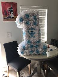 Goo Goo Baby First Tv Pinata Sesame Street Birthday Party Ideas Boy Baby Boy 1st Birthday Party 1st Boy Birthday