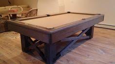 Connelly Rustic Pool Table In Rustic Oak With Charcoal Whitewash Finish Shown With Khaki Cloth The Rustic And Billiards Billiard Table Game Room Furniture