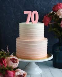 Tier 60th Birthday Cake Ideas For Mom Sometimes Less Is Definitely More A Simple Classy 2 Tier Pink Ombre Cake For My Lovely Cli Birthday Cake For Mom Birthday Cake For Mum Tiered Cakes Birthday