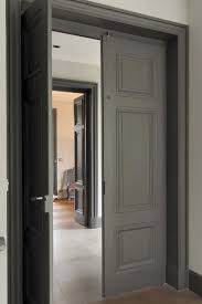Home Improvement Double Interior Doors Double Benefits Double Beauty Greenish Dark Grey Wooden Double Interior Doors Malade Dorrar Vaggfarger Interior
