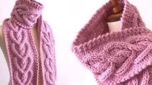 Such a pretty cable pattern for those you love! Heart Cable Knit Scarf Pattern Youtube