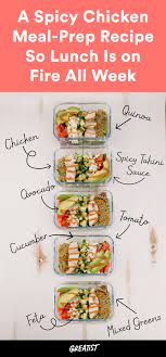 A Spicy Chicken Meal Prep Recipe So Lunch Is On Fire All Week Chicken Meal Prep Meals Recipes