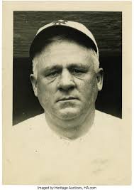 1922 John McGraw Wire Photograph by Thompson, Type 1. Haunting