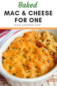 Perfect Baked Mac And Cheese For One Recipe Vegetarian Comfort Food Recipes Mac And Cheese