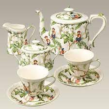 Whimsical Monkey Porcelain Tea Set The Teapot Shoppe Inc Porcelain Tea Set Tea Pots Tea Set