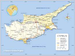 Tourist map of limassol, cyprus. Political Map Of Cyprus Nations Online Project