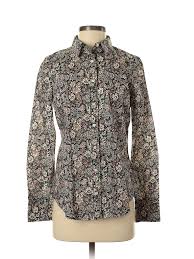 Details About Liberty Art Fabrics For J Crew Women Pink Long Sleeve Button Down Shirt 4