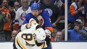 The biggest storyline from the new york islanders and boston bruins series is the officiating. Barzal Scores Late Islanders Beat Bruins 4 1 In Game 4