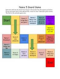 Name 5 Board Game Student Games Board Games Vocabulary Games