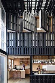 Pallets Used To Define Interior Space In The Industry Beans Cafe Australia Recyclart Bar Design Restaurant Australian Interior Design Bar Design Awards
