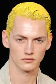 Black And Yellow Hair Male Yellow Mens Hair High Fashion Hair Boy Hairstyles Yellow Hair