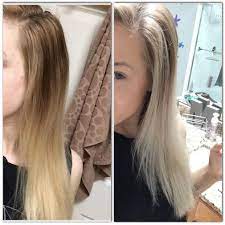 Extend the life of your hair color by opting for a gloss, which can be applied in a salon or at home. How To From Brunette To Blonde Blonde Hair At Home Ash Blonde Hair Dye Box Hair Dye