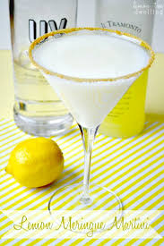 Lemon Meringue Martini Recipe Lemon Meringue Whipped Vodka Martini