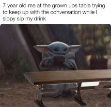 Pin By Kardaz Jakoos On Baby Yoda The Mandalorian Yoda Meme Yoda Funny Star Wars Memes