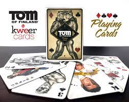 Tom of Finland Playing Cards gay, Print, Kinky, Leather Pants, Poker, Games  - Etsy Australia
