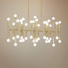 Meurice 38 W Modern Brass Kitchen Island Light Chandelier U6820 Lamps Plus