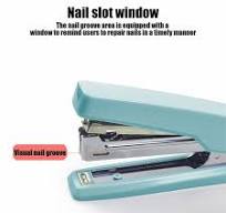Gmluru Office Stapler For Desk Macaron Colored Stapler For Office Use Size  10 Nail Compact Convenient And Labor-saving Stapler