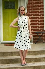 Pop It Lock It Polka Dot It Sarah S Real Life Polka Dot Dress Personal Style Blog Dresses