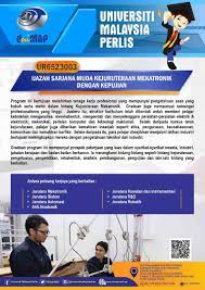 Ijazah sarjana muda terbahagi kepada 4 kelas (bergantung kepada universiti dan program pengajian, secara umumnya seperti dibawah) assalamualaikum wbt., saya peroleh ijazah ketiga dengan kepujian ( single major sains kimia). Universiti Malaysia Perlis Perhatian Ijazah Sarjana Muda Kejuruteraan Mekatronik Dengan Kepujian Jom Pilih Unimap Bagi Kemasukan Ke Program Diploma Dan Ijazah Sarjana Muda Sidang Akademik 2020 2021 Permohonan Adalah Melalui Upuonline