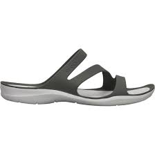 Net zo lichtvoetig als licht van gewicht; Crocs Damen Swiftwater Sandale Smoke White W11 Kaufen Bergzeit