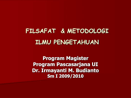 Ppt Filsafat Metodologi Ilmu Pengetahuan Powerpoint Presentation Id 3022649