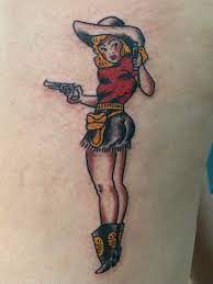 However, some women still wear them. My 2nd Tattoo Pin Up Cowgirl By Chris At True Blue Tattoo In Austin Tx I M Super Happy With How It Turned Out Tattoos