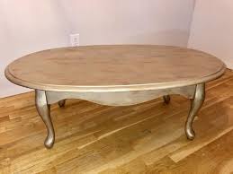 Champagne Oval Coffee Table Etsy In 2020 Coffee Table Oval Coffee Tables Coffee Table Farmhouse
