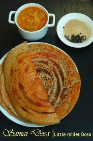 Little Millet Black Urad Dal Dosa Samai Dosa Millet Recipes Recipes Millet Recipe Indian