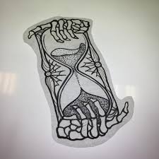 Lauren Caldwell On Instagram Made This Today Available To Tattoo Artbylaurencaldwell Hourglass Girlswh Hourglass Tattoo Elbow Tattoos Small Tattoos