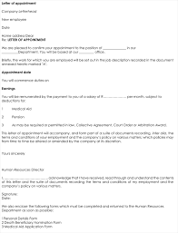 Check spelling or type a new query. Appointment Letter Format How To Write 60 Sample Letters