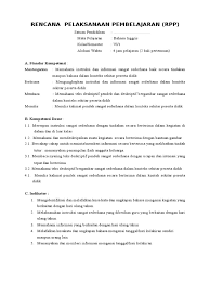 Materi pelajaran bahasa inggris kelas 11; Rpp Bahasa Inggris Kelas 6
