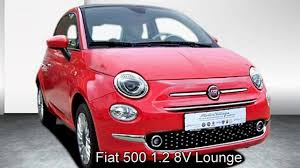 Find out all about the fiat 500 and 500c and book a test drive today. Fiat 500 1 2 8v Lounge Corallo Rot Motor Village Hamburg Youtube