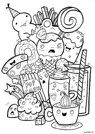 Find more doodle art coloring page for adults pictures from our search. Junk Food Doodle Doodle Art Doodling Adult Coloring Pages