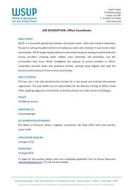 While all manager job descriptions need to be customized to meet the needs of the department or function they lead, this sample manager job description will give you ideas, job content options, and sample phrasing. Job Description Office Coordinator Charityjob