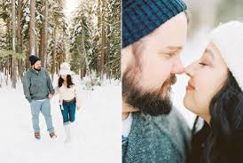 Echo Lake Sno Park Engagement Session