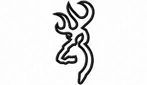 Use black color in filling out the logo. Deer Head Tattoo Browning Deer Free Stencils Printables