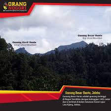Jelebu adalah daerah kedua terbesar di negeri sembilan dan 62% kawasannya masih dilitupi hutan. Orang Nogori Di Kaki Gunung Besar Hantu Pulak Ada Air Facebook