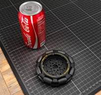 96mm Omni Wheel (14mm Bore, 50A Durometer)