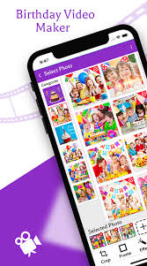 Birthday Video Maker With Music Android App Facebook Integration Video Maker With Music Video Maker App Birthday Gif