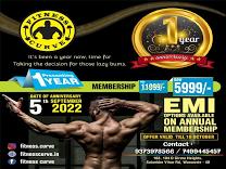 Gym Anniversary Offer product image