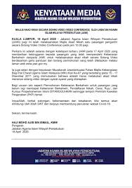 Butiran majlis agama islam wilayah persekutuan. Akad Nikah Secara Sidang Video Selaras Ketetapan Baharu Jawi The Malaya Post